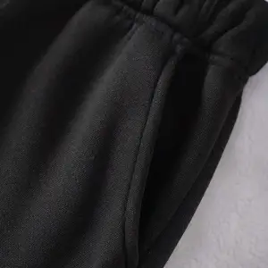 Essnce Solid Drawstring Waist Thermal Lined 4 Mevsim Eşofman