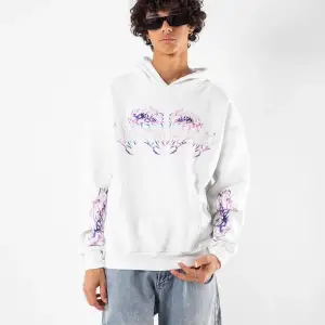 Eternal Text Baskılı Oversize Unisex Beyaz