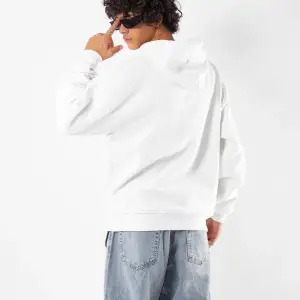 Eternal Text Baskılı Oversize Unisex Beyaz