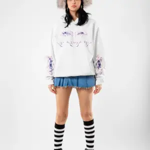 Eternal Text Baskılı Oversize Unisex Beyaz