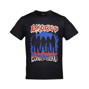 Exodus Bonded By Blood Ön Arka Baskılı Unisex Siyah