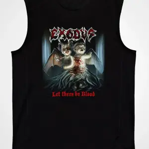Exodus Siyah Kolsuz Tişört T-shirt