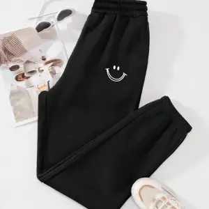 Expression Print Elastic Waist Thermal Lined 4 Mevsim Eşofman