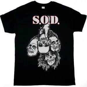 EXTREME NOISE TERROR PHONOPHOBIA NEW BLACK T SHIRT ÖN VE ARAKA BASKILI