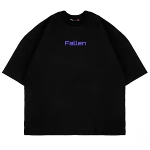 Fallen Sırt Baskılı Oversize Unisex Beyaz