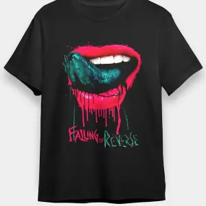Falling In Reverse Siyah Unisex Tişört T-Shirt
