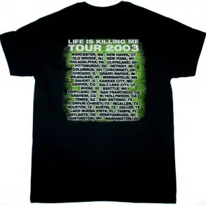 FEAR FACTORY OBSOLETE NEW BLACK T-SHIRT ÖN VE ARAKA BASKILI