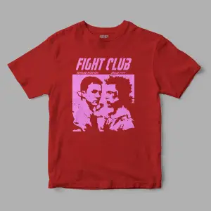 Fight Club Özel Tasarım Dövüş Kulübü Baskılı Tişört