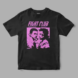 Fight Club Özel Tasarım Dövüş Kulübü Baskılı Tişört