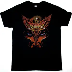 FIVE FINGER DEATH PUNCH EAGLE KNUCKLE NEW WHITE T-SHIRT ÖN VE ARAKA BASKILI