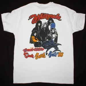 FLEETWOOD MAC BEHIND THE MASK TOUR NEW WHITE T-SHIRT ÖN VE ARAKA BASKILI