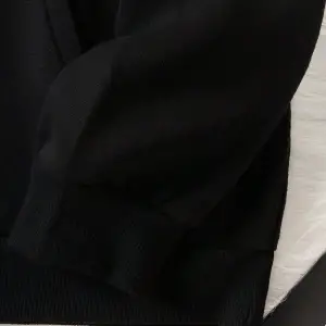 Floral & Butterfly Print Drawstring Lined Hoodie Siyah