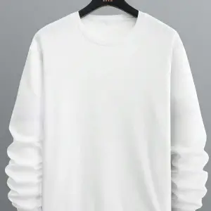 Floral & Japanese Letter Graphic Sweatshirt Beyaz