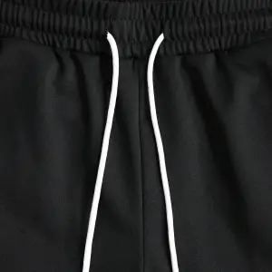 Floral & Letter Graphic Drawstring Waist Eşofman Altı