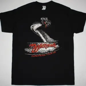 FOREIGNER DOUBLE VISION NEW WHITE T-SHIRT ÖN VE ARAKA BASKILI