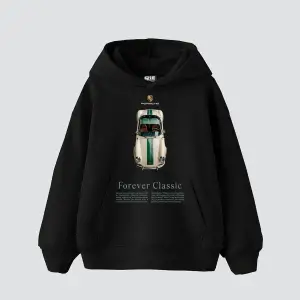 Forever Classic Baskılı Oversize Unisex Beyaz