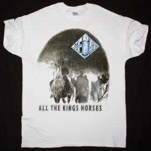 FRANK ZAPPA THEM OR US JUMBO PRINT NEW WHITE T-SHIRT ÖN VE ARAKA BASKILI