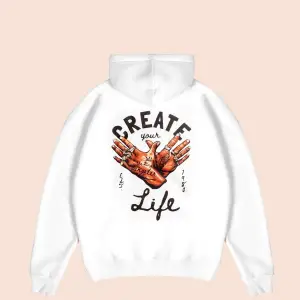 Free Gangster Baskılı Oversize Unisex Beyaz