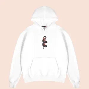 Free Gangster Baskılı Oversize Unisex Beyaz