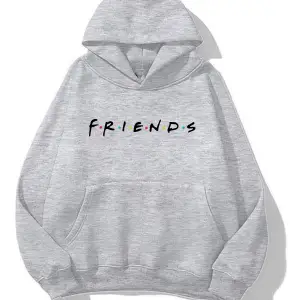 Friends ünisex oversize sweatshirt gri