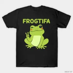 Frogtifa Fasist Mizah T-shirt Erkekler Kadınlar Için % 100% Pamuk T Shirt Kısa Kollu Üstler 1