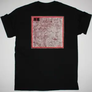 FRONT 242 TYRANNY FOR YOU NEW BLACK T-SHIRT ÖN VE ARAKA BASKILI