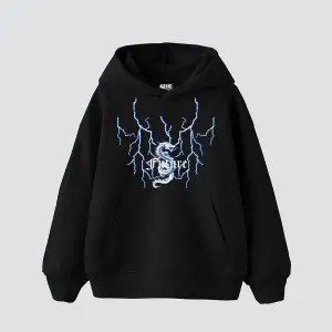 Future Yıldırım Baskılı Oversize Unisex Beyaz