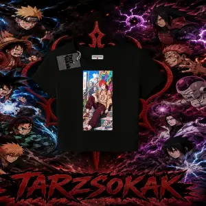 Gaara Naruto Anime Karakteri Kadın Baby Tee Beyaz