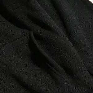 Galaxy Özel Baskılı Oversize Kapüşonlu Sweatshirt Siyah