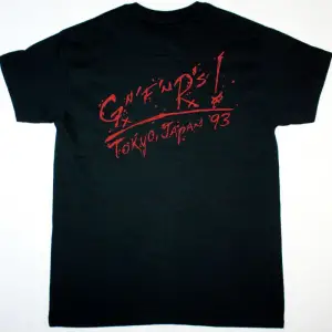 GAMA BOMB LOGO NEW BLACK T-SHIRT ÖN VE ARAKA BASKILI