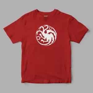 Game of Thrones Targaryen House Baskılı Tişört