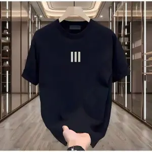 Genel Markalar 3 Çizgi Baskılı Beyaz Erkek