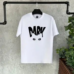 Genel Markalar Dark Baskılı Beyaz Erkek