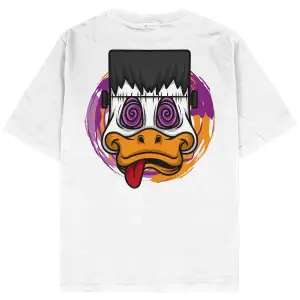 Get High Beyaz Oversize Unisex T-shirt