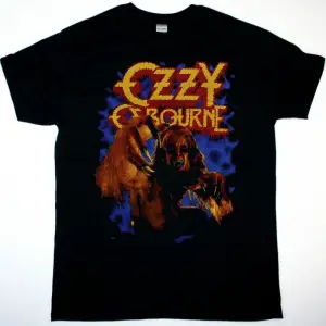GHOST ELIZABETH NEW BLACK T-SHIRT ÖN VE ARAKA BASKILI