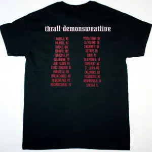 GHOST HERES PAPA NEW BLACK T-SHIRT ÖN VE ARAKA BASKILI
