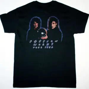 GHOST POPE NEW BLACK T-SHIRT ÖN VE ARAKA BASKILI