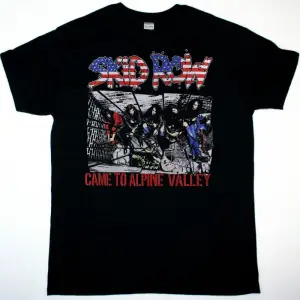 GHOST SKULL NEW BLACK T-SHIRT ÖN VE ARAKA BASKILI
