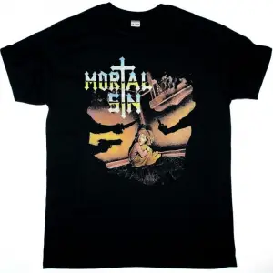 GODSMACK BOSTON BLACK T-SHIRT ÖN VE ARAKA BASKILI