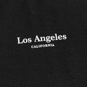 Göğüs Minimal Los Angeles Baskılı Oversize Unisex T-Shirt