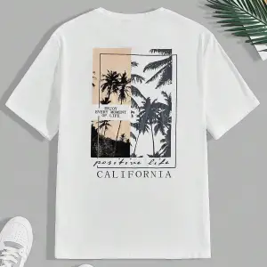 Göğüs Ve Sırt Baskılı Oversize Unisex T-Shirt