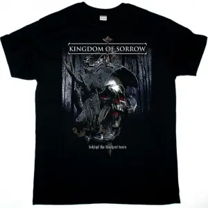 GOJIRA GRIM MOON NEW BLACK T SHIRT ÖN BASKILI