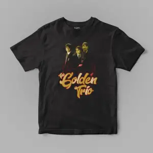 Golden Trio Harry Potter Baskılı Tişört