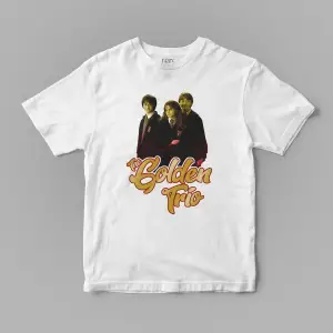 Golden Trio Harry Potter Baskılı Tişört
