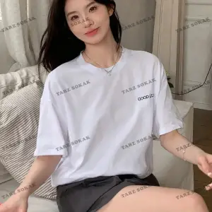 Good Lucky Baskılı Oversize Kalıp Unisex T-shirt