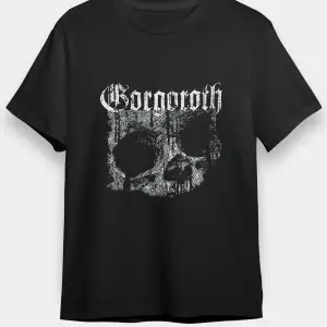 Gorgoroth Baskılı Unisex Beyaz Tişört