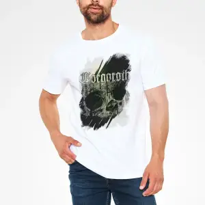 Gorgoroth Baskılı Unisex Beyaz Tişört