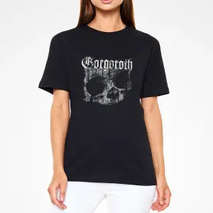 Gorgoroth Baskılı Unisex Beyaz Tişört
