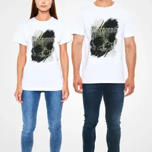 Gorgoroth Baskılı Unisex Beyaz Tişört