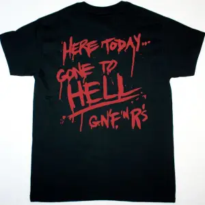 GORGUTS THE EROSION OF SANITY-293 NEW BLACK T-SHIRT ÖN VE ARAKA BASKILI
